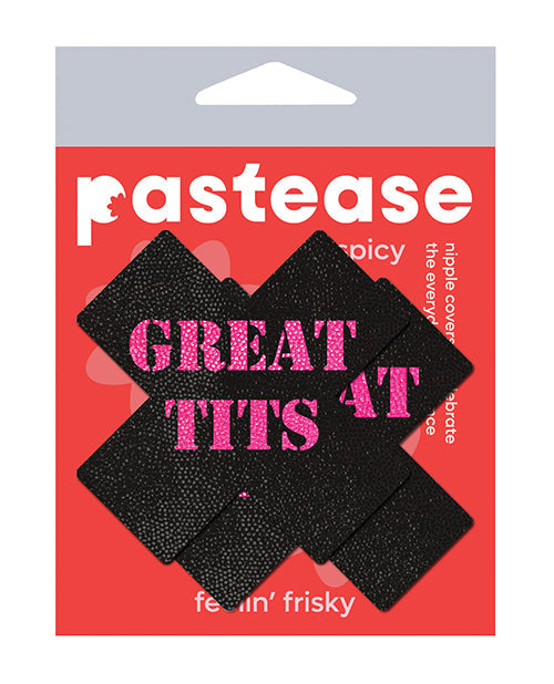Pastease Pastease Great Tits Cross - Black/Pink O/S
