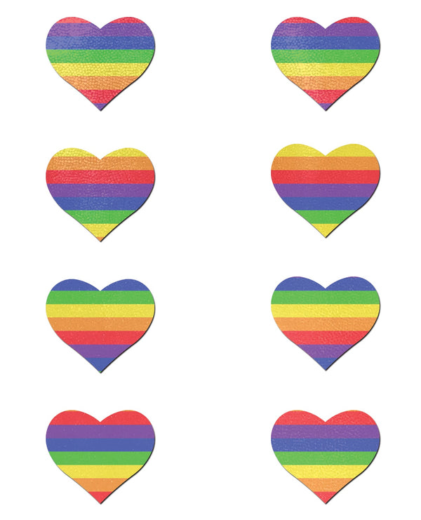 Pastease Pastease Mini Rainbow Heart - Pack of 8 O/S