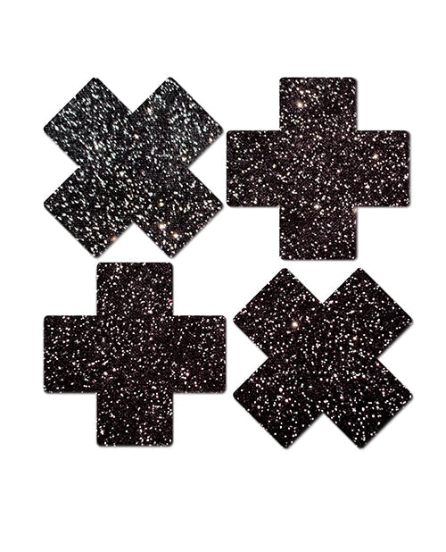 Pastease Pastease Premium Petites Sparkle Plus X - Black O/S Pack of 2 Pair