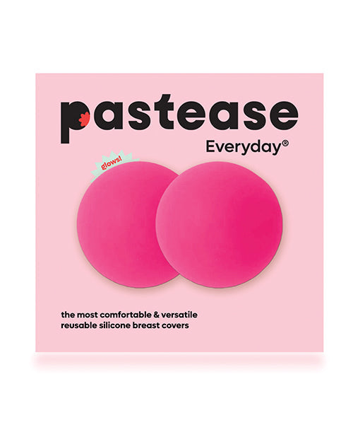 Pastease Pastease HALOS Silicone Nipple Covers w/Travel Box - Neon Pink A-C Cup 10 or More Uses