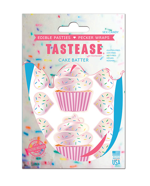 Pastease Pastease Tastease Edible Pasties & Pecker Wraps - Cupcake O/S