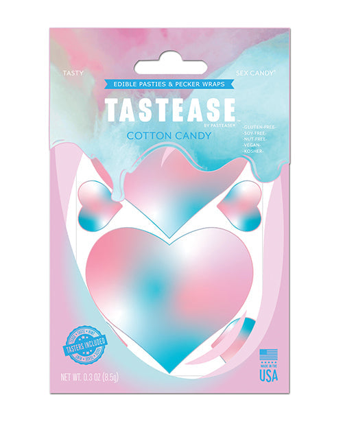 Pastease Pastease Tastease Edible Pasties & Pecker Wraps - Cotton Candy O/S