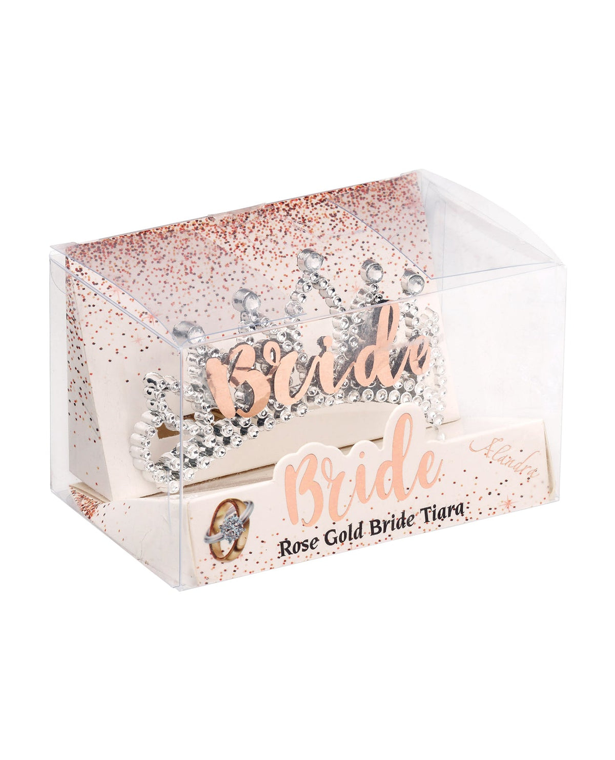 OMG International Bride Tiara - Rose Gold