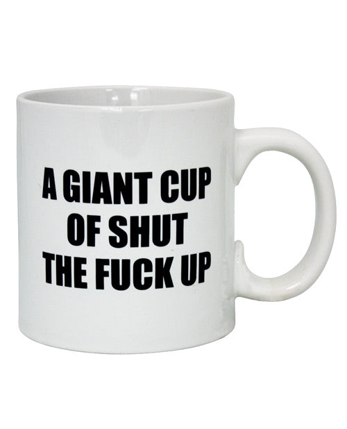 Island Dogs Attitude Mug A Giant Cup of Shut the Fuck Up - 22 oz