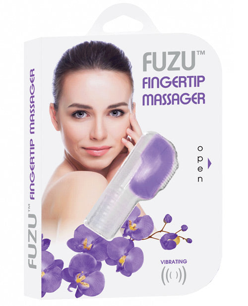 Fuzu Fuzu Fingertip Massager - Neon Purple