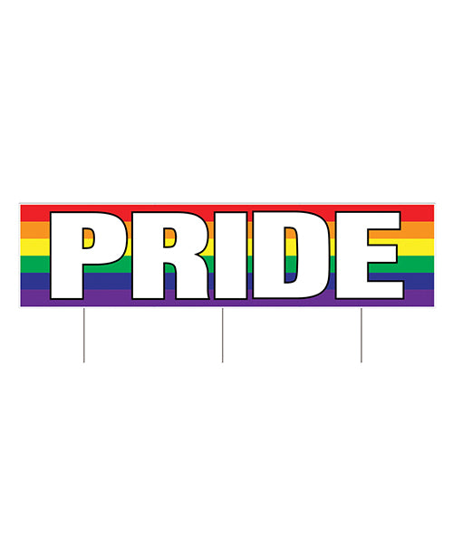 Beistle Plastic Jumbo Pride Yard Sign