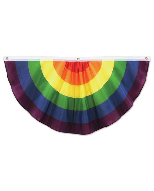 Beistle Rainbow Fabric Bunting