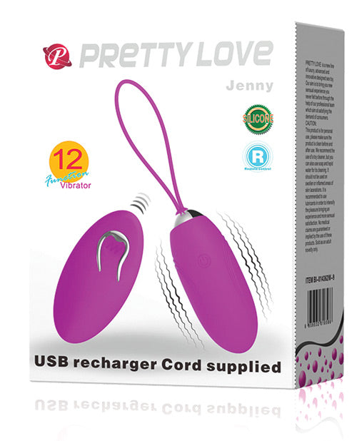 Pretty Love Pretty Love Jenny Remote Control Bullet Vibe - Fuchsia