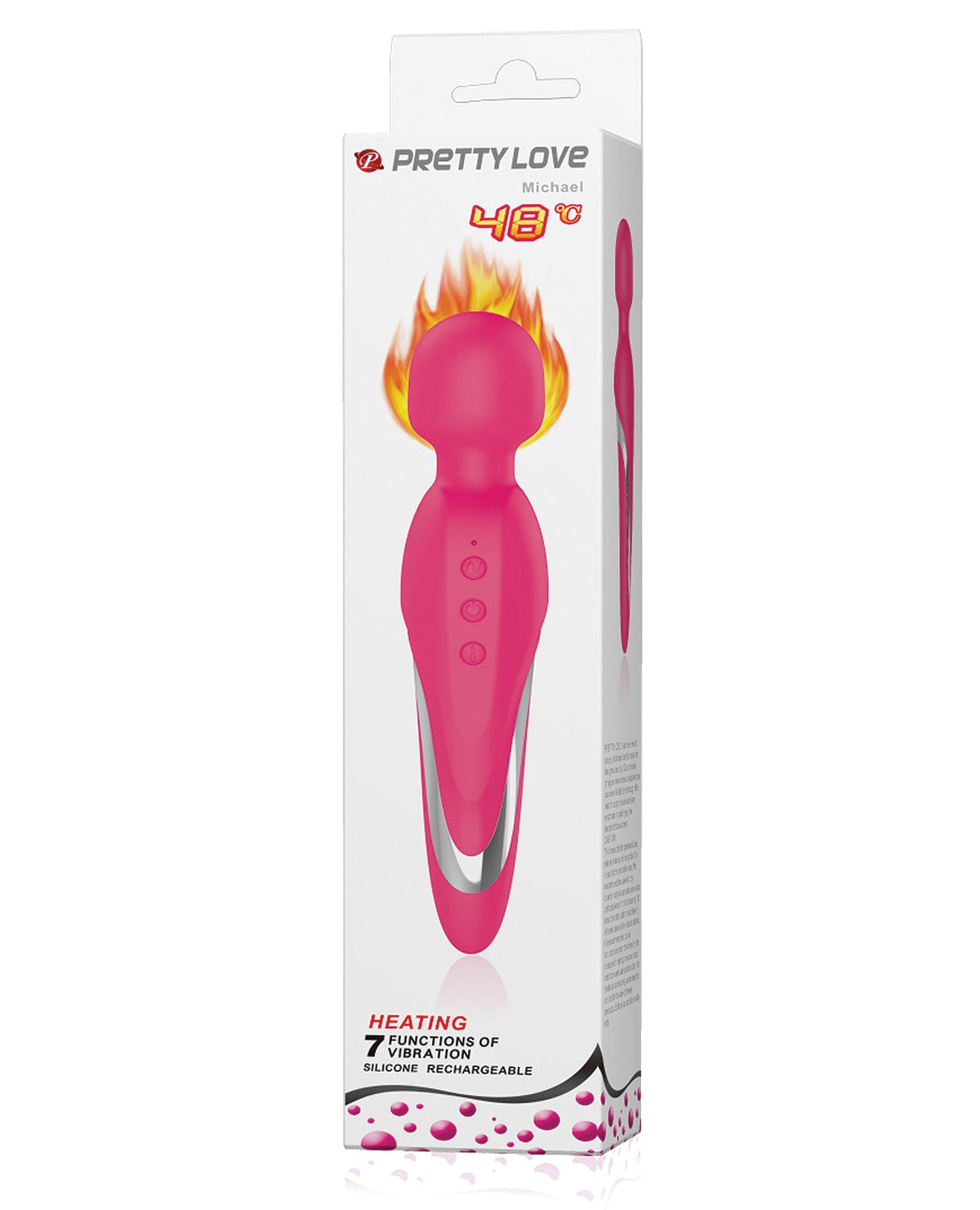 Pretty Love Pretty Love Michael Heating Body Wand - Pink