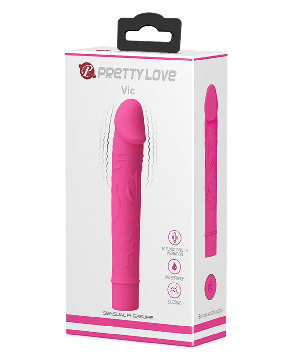 Pretty Love Pretty Love Vic G-Spot Vibrating Dildo - Magenta