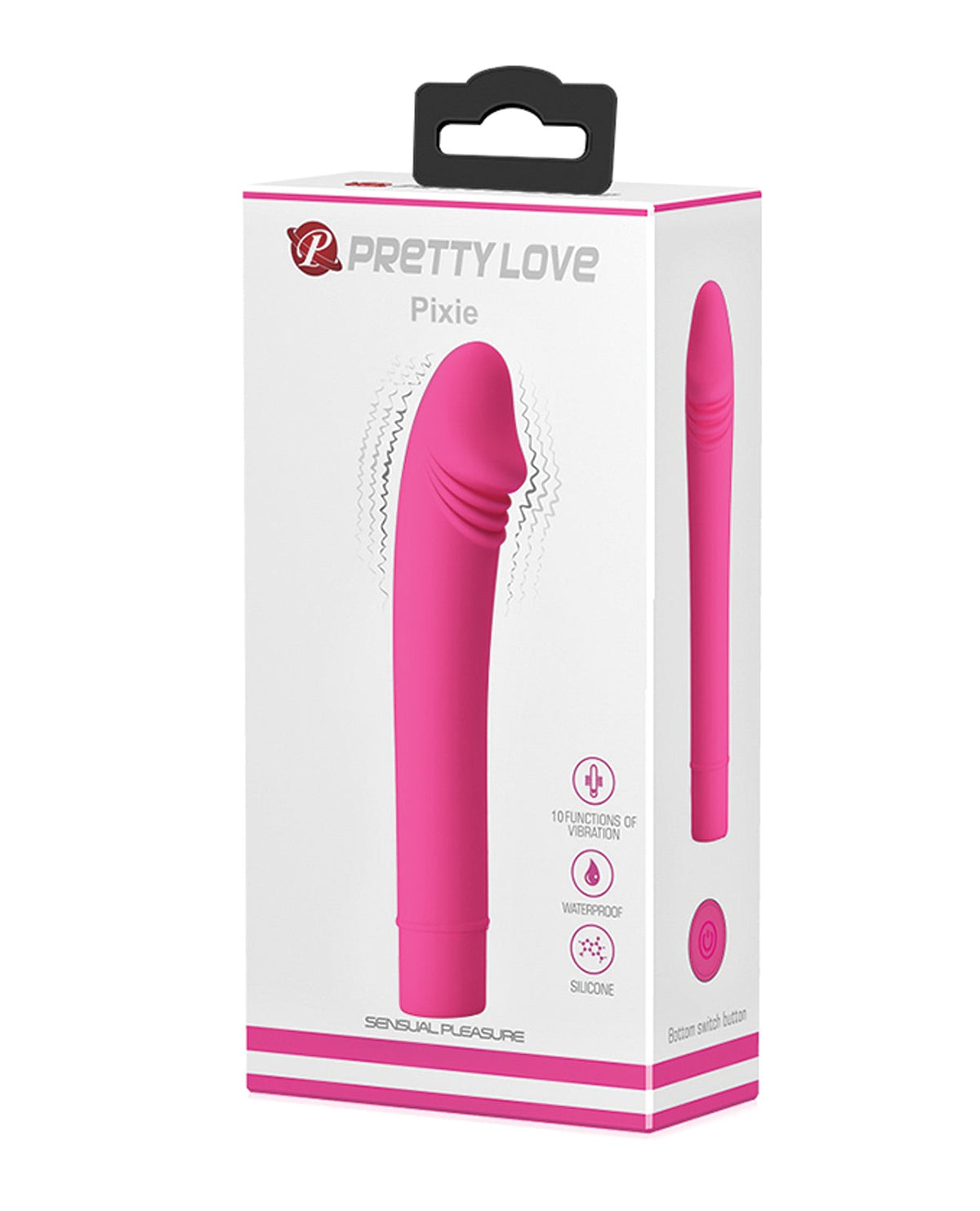 Pretty Love Pretty Love Pixie Silicone Mini Vibrator - Pink
