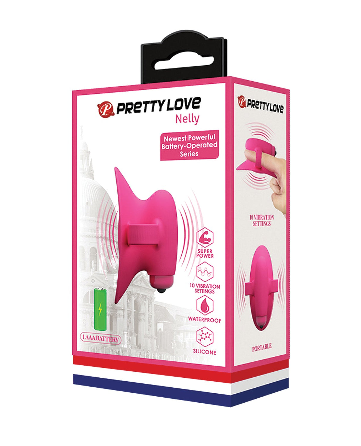 Pretty Love Pretty Love Nelly Finger Battery Vibe - Pink