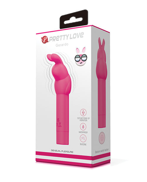Pretty Love Pretty Love Gerardo Bunny Vibrator - Hot Pink