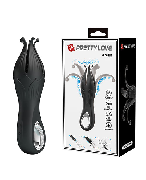 Pretty Love Pretty Love Arella Multi Petal Stimulator - Black