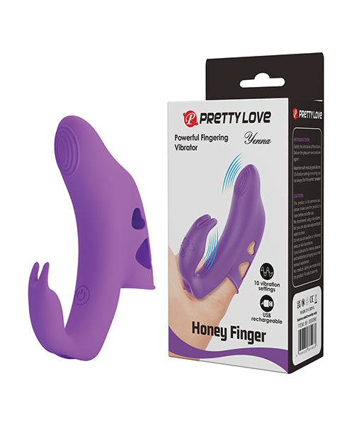 Pretty Love Pretty Love Yenna Dual Finger Vibe - Purple