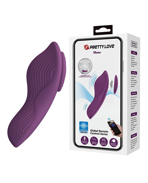Pretty Love Pretty Love Mane Magnetic App-Controlled Panty Vibe - Purple