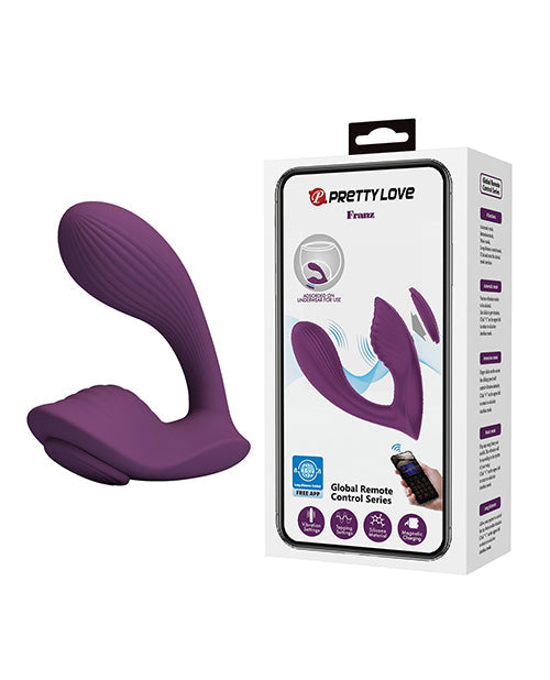 Pretty Love Pretty Love Franz Magnetic App-Controlled Panty Vibe - Purple