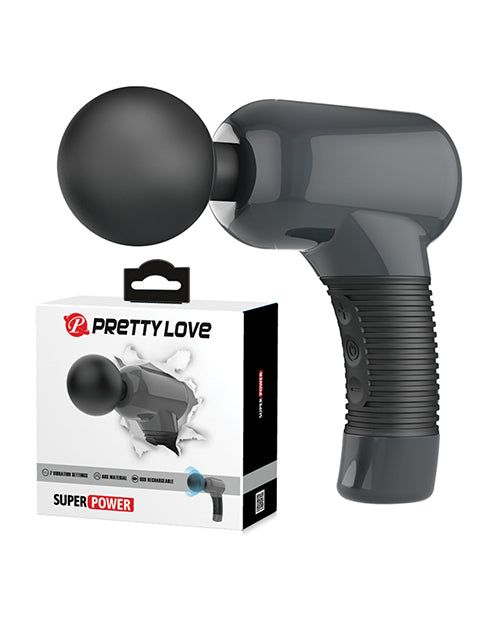 Pretty Love Pretty Love Super Power Fun Gun Massager - Black