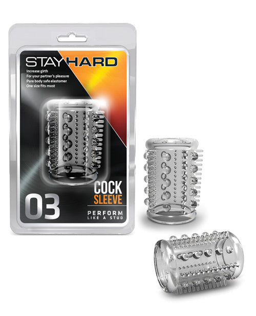 Stay Hard Blush Stay Hard Cock Sleeve 03 - Clear