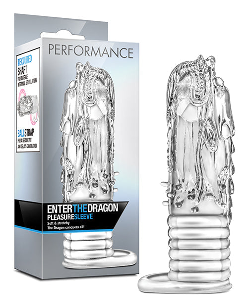 Performance Blush Performance Enter the Dragon Penis Sleeve - Clear