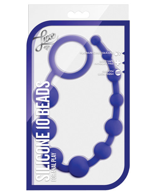 Luxe Blush Luxe Silicone Beads 10 - Purple