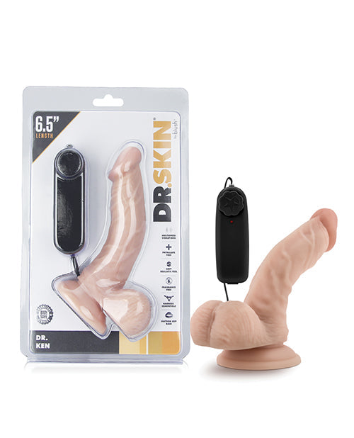 Dr. Skin Blush Dr. Skin Dr. Ken 6.5" Cock w/Suction Cup - Vanilla
