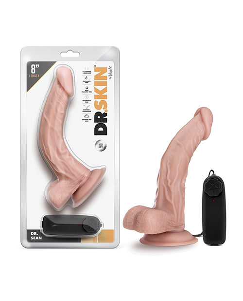 Dr. Skin Blush Dr. Skin Dr. Sean 8" Cock w/Suction Cup - Vanilla
