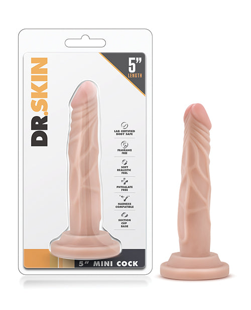 Dr. Skin Blush Dr. Skin 5" Mini Cock - Beige