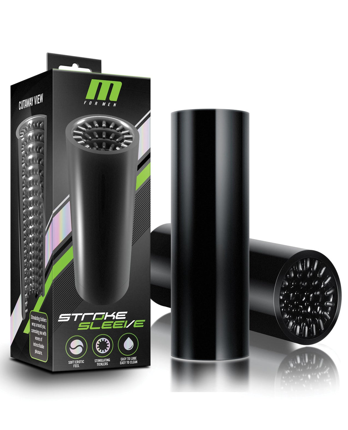 M for Men Blush M for Men Stroke Sleeve - Black