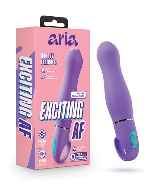 Aria Aria - Exciting AF 2.0 - Rechargeable Vibe - Indigo