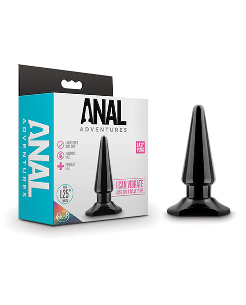 Anal Adventures Blush Anal Adventures Easy Plug - Black