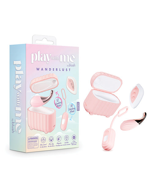 Play With Me Blush Play With Me Wanderlust 4 Piece Vibrator Set - Pink