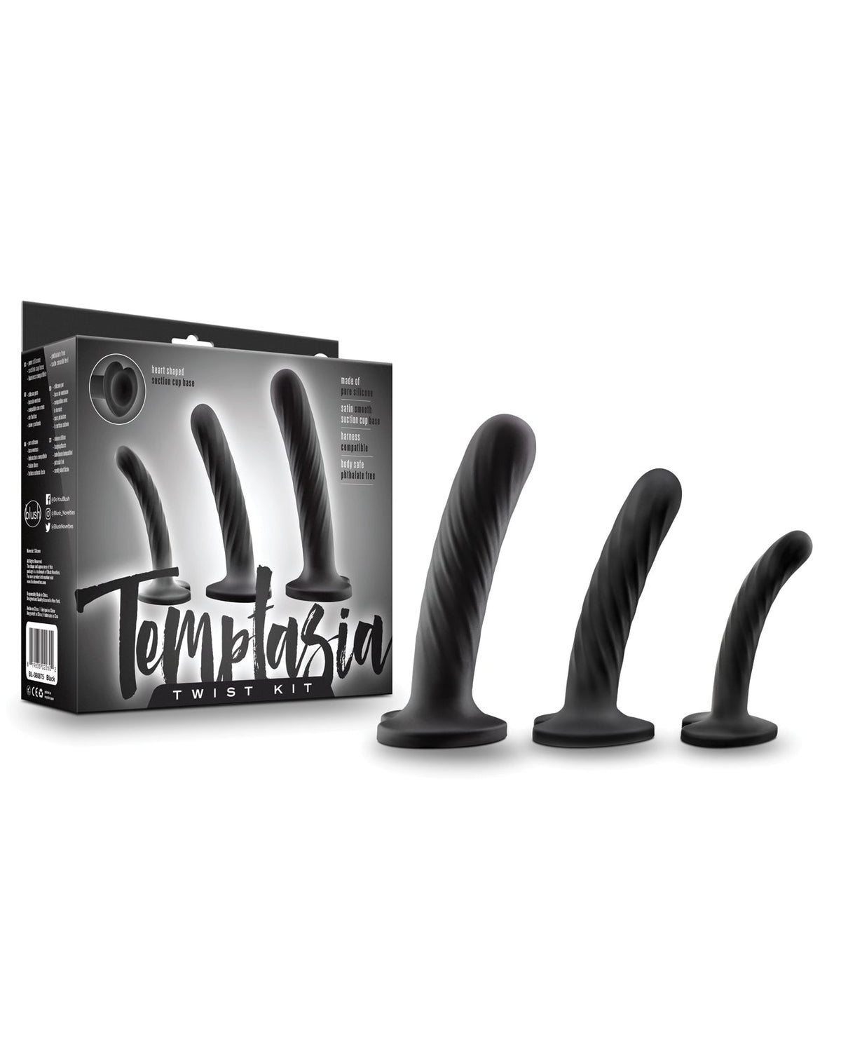 Temptasia Blush Temptasia Twist Kit - Black Set of 3