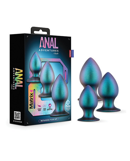 Anal Adventures Blush Anal Adventures Matrix Metaverse Plug Kit - Spruce