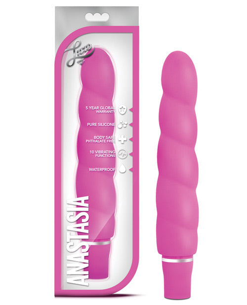 Luxe Blush Luxe Anastasia Silicone Vibrator - Pink