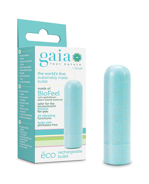 Gaia Blush Gaia Eco Rechargeable Bullet - Aqua