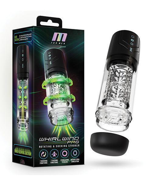 M for Men Blush M for Men Whirlwind Pro Stroker - Black