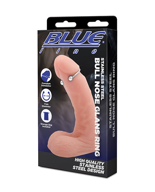 Blue Line Blue Line Stainless Steel Bull Nose Glans Ring