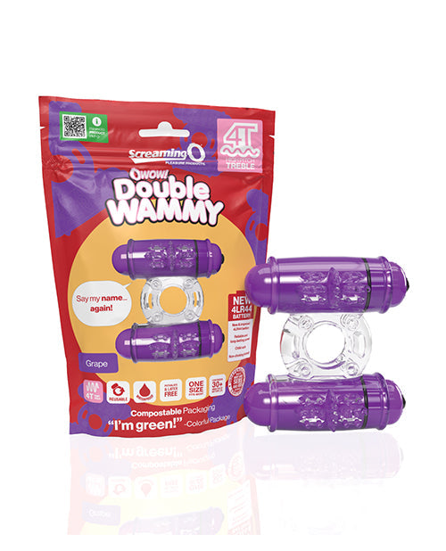 Screaming O Screaming O 4T Double Wammy - Grape