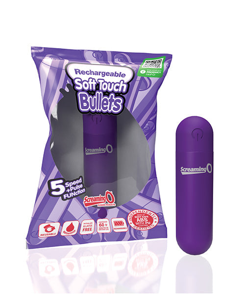 Screaming O Screaming O Soft Touch Rechargeable Bullet - Purple