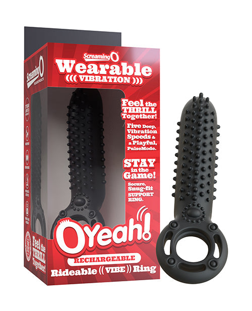 Screaming O Screaming O Rechargeable O Yeah Silicone - Black