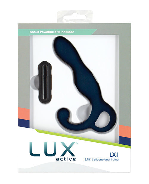 Lux Active Lux Active LX1 5.75" Silicone Anal Trainer - Dark Blue