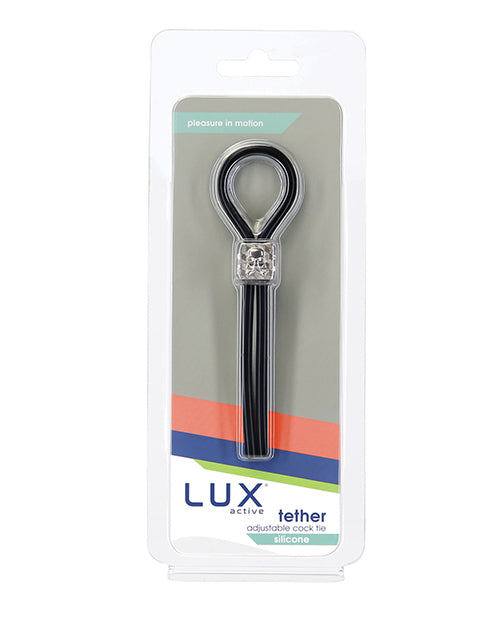Lux Active Lux Active Tether Adjustable Cock Tie - Black
