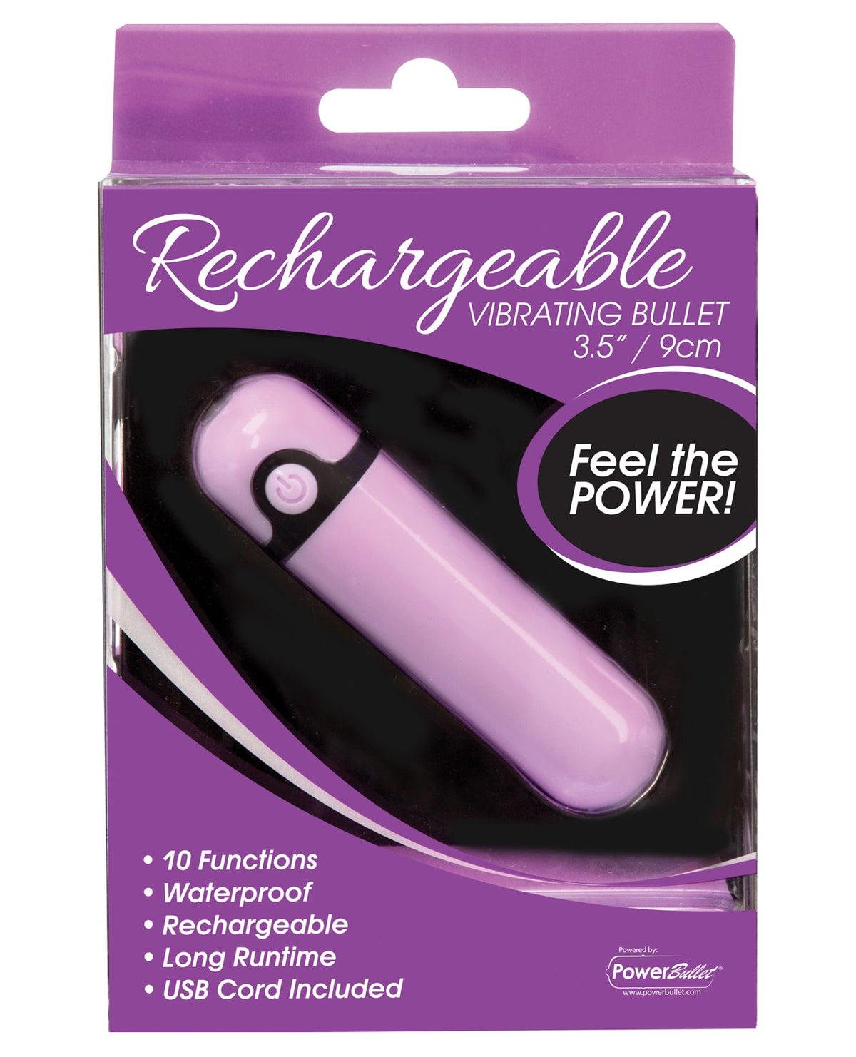 Swan Simple & True Rechargeable Vibrating Bullet - Purple