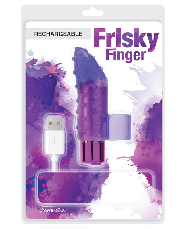 Frisky Fingers Frisky Finger Rechargeable - Purple