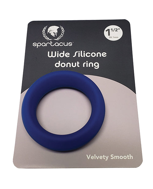 Spartacus Spartacus 1.5" Wide Silicone Donut Ring - Blue
