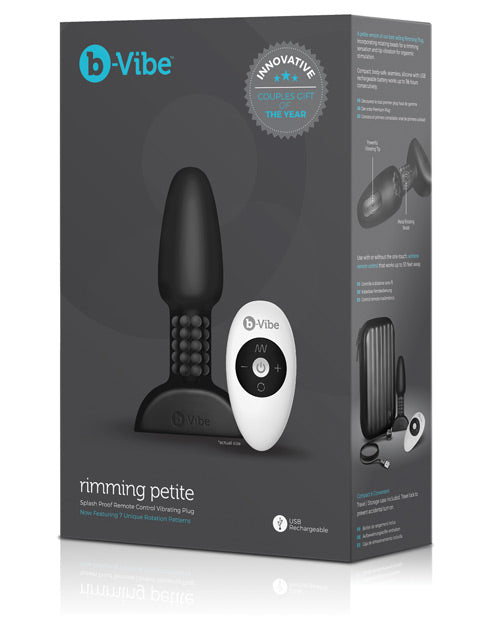 b-vibe b-Vibe Petite Rimming Plug - Black