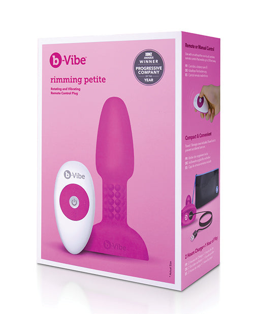 b-vibe b-Vibe Petite Rimming Plug - Fuchsia
