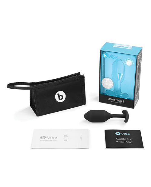 b-vibe b-Vibe Weighted Snug Plug 2 - 114 g Black