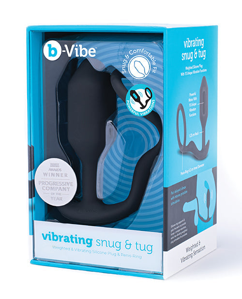 b-vibe b-Vibe Vibrating Snug & Tug Medium - Black